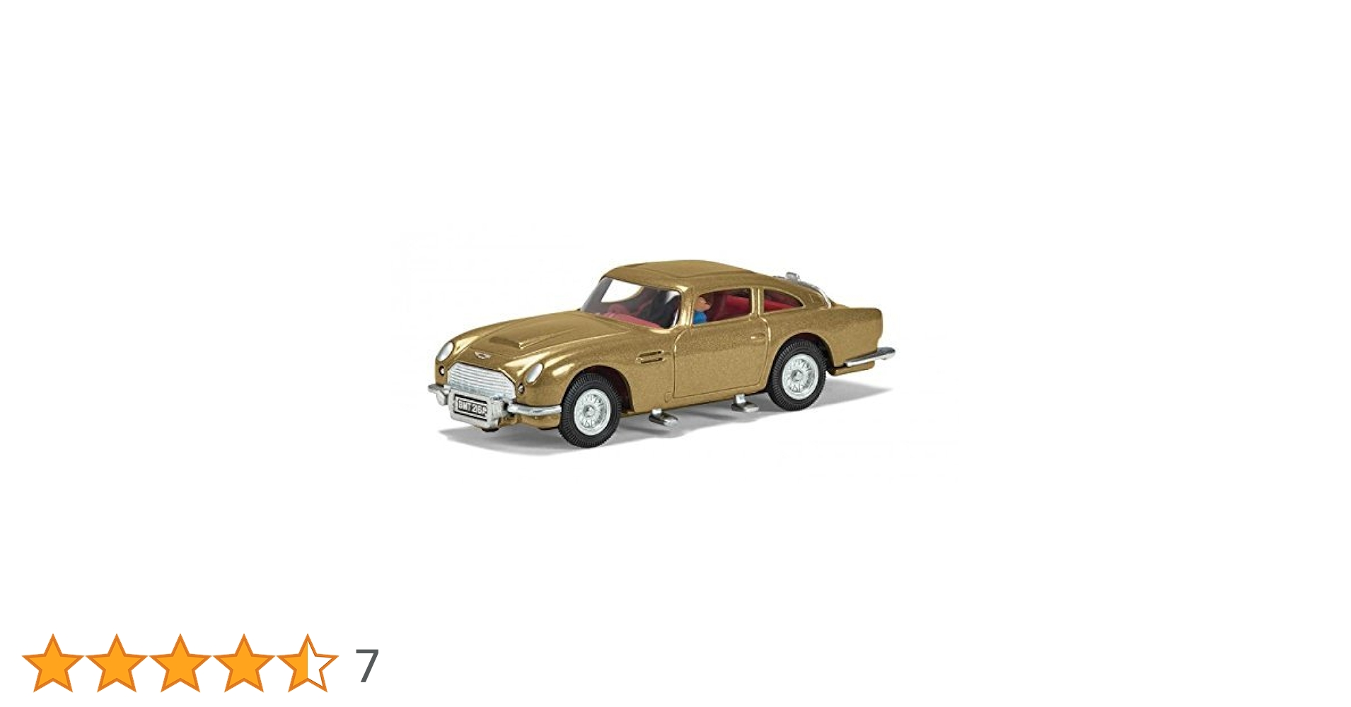 アストンマーティン　DB5 ゴールドフィンガー　1/43 映画『007／ゴールドフィンガー』60周年記念 24K純金メッキの